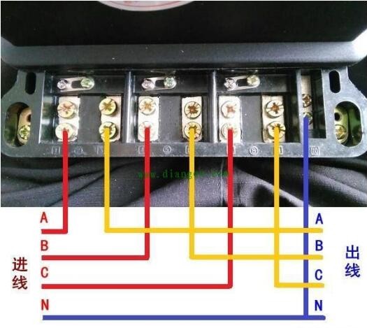廣東雅達DTSD3366W電表直通式怎么接線？